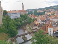 výhled na Český Krumlov